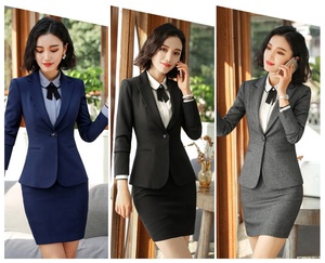 Encuentre el mejor fabricante de traje sastre para mujer con falda y traje  sastre para mujer con falda para el mercado de hablantes de spanish en  alibaba.com