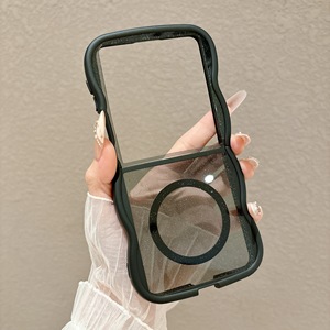 <span class=keywords><strong>Coque</strong></span> <span class=keywords><strong>de</strong></span> <span class=keywords><strong>téléphone</strong></span> magnétique scintillante 3D à bords ondulés, style coréen viral, en forme <span class=keywords><strong>de</strong></span> toast, pour <span class=keywords><strong>Samsung</strong></span> <span class=keywords><strong>Galaxy</strong></span> Z Flip 8 Z Flip 7, vente en gros - Product Image 2