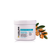 Masque capillaire hydratant en profondeur à l'huile d'argan biologique naturelle Luxliss