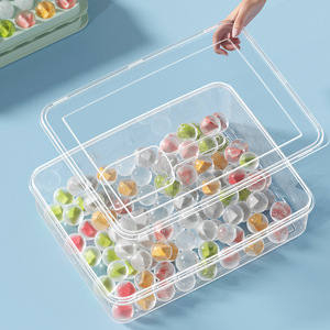 <span class=keywords><strong>Mini</strong></span> refrigerador de verano para el hogar, fabricante de cubitos de hielo 3D prensado, almacenamiento sellado para bola de hielo congelada, caja de hielo de verano, artefacto casero - Product Image 2