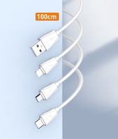 Estrade — chargeur de téléphone portable 18W LDNIO A303Q, avec adaptateur USB QC3.0 EU/UK/US, adaptateur de voyage