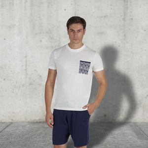Fabricante Italiano de Ropa, Camisetas para Hombre, 100% Algodón, Anti-Pilling, Corte Regular, Más Vendidas, Blancas, Manga Corta, Cuello Redondo, Casual - Product Image 3
