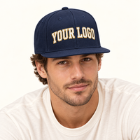 Cappellini Personalizzati con Visiera Piatta per Club Scolastici, Snapback con Logo Ricamato, Borsa Abbinata, Corona Alta, Abbigliamento per la Laurea Giovanile e lo Spirito di Squadra