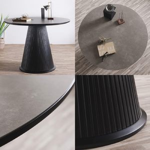 Gỗ tự nhiên gốm Bàn cà phê sắt khung thiết kế hiện đại 5-năm bảo hành 4-người Công suất Tulip <span class=keywords><strong>Mimosa</strong></span> phòng khách sang trọng - Product Image 5