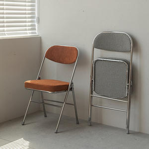 (metal <strong>Folding</strong> <strong>Chair</strong>) (<strong>white</strong> <strong>Folding</strong> <strong>Chairs</strong>) Black <strong>Folding</strong> <strong>Chair</strong> Metal Tube Dining <strong>Chair</strong> <strong>Folding</strong> <strong>Chair</strong> for Wedding/event/party - Product Image 6