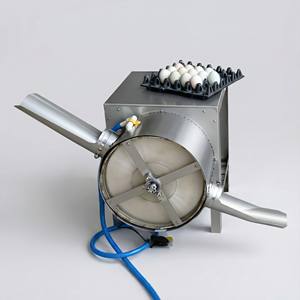 Machine à laver les œufs en acier inoxydable commerciale 1 voie 2000 à 2200 œufs par heure Système de recyclage de l'eau - Product Image 6