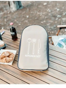 Sac de rangement pour barbecue, plage, randonnée, voyage, équipement de cuisine, ustensiles de camping, avec sac de transport - Product Image 3