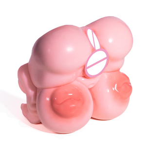 Muñeca sexual de silicona con pechos grandes y trasero, masturbador con doble orificio, textura apretada, canal para pene masculino, vagina de bolsillo para placer. - Product Image 1