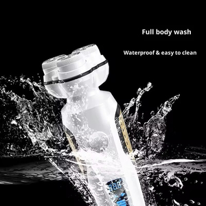 เครื่องโกนหนวดไฟฟ้า 4D แบบลอยตัว รุ่นใหม่ ใบมีดสามชั้น กันน้ำ IPX7 สำหรับโกนหนวดและโกนเครา ล้างทำความสะอาดได้ - Product Image 3