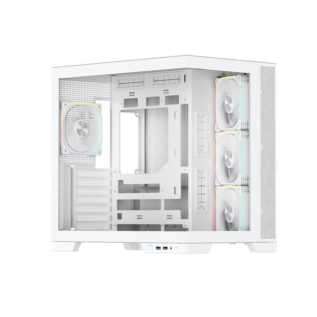 High Quality OEM Custom ATX Gaming Desktop Computer Case Mid Tower Tempered Glass Personalized PC Computer Cabinet