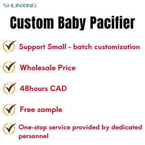 Custom Baby Items Logo Design Styles Manufacturers Wholesale Customized BPA Free PP Silicone Latex Baby <strong>Pacifier</strong> - Product Image 3