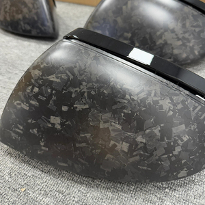 Giả mạo sợi carbon tự động gương bao gồm cho <span class=keywords><strong>Audi</strong></span> <span class=keywords><strong>A6</strong></span> S6 RS6 C7 Wing Shell Bìa thay thế <span class=keywords><strong>Side</strong></span> Door Gương Mũ 2012-2017 - Product Image 5