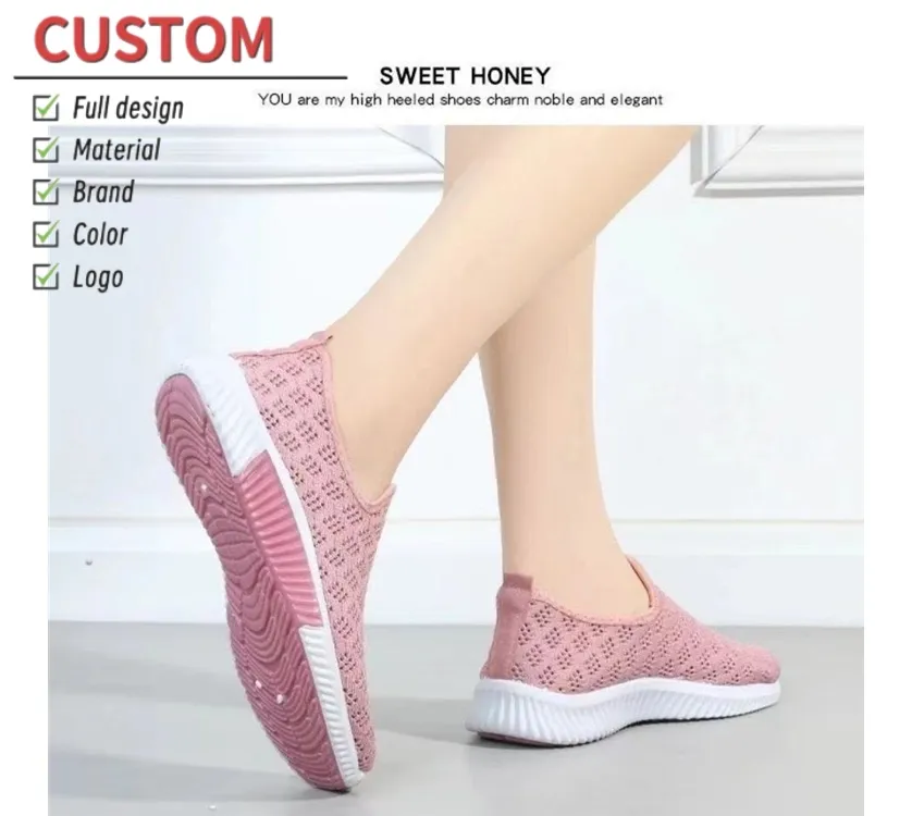 A generation of new summer old Beijing cloth bottom hollow women's net sports casual comfortable flat hot sale shoes
