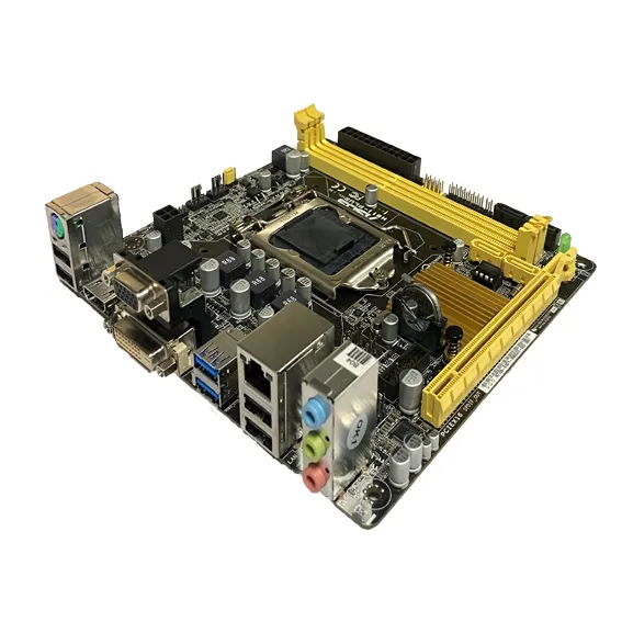 การประกันคุณภาพมืออาชีพคอมพิวเตอร์ H81I-PLUS LGA1150เมนบอร์ด R2D2คอมพิวเตอร์กรณีสำหรับขาย