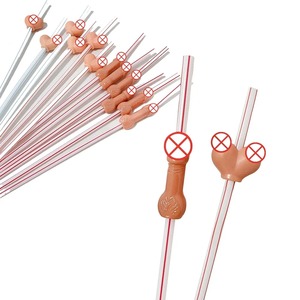 DKKtech Despedida <span class=keywords><strong>de</strong></span> soltera Favor suministros despedida <span class=keywords><strong>de</strong></span> soltera damas <span class=keywords><strong>de</strong></span> honor regalo pene pajita para beber 12 cuentas - Product Image 1