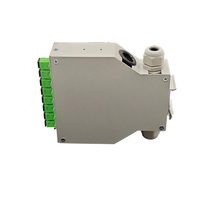 Boîtier de terminaison fibre optique 8 ports sur rail DIN SC/APC pour armoire réseau FTTH