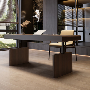 Scrivania da Ufficio in Legno Massello dal <span class=keywords><strong>Design</strong></span> Moderno, Scrivania Regolabile in Altezza di Lusso, Scrivania Ergonomica di Alta Gamma Personalizzabile per Casa/Ufficio - Product Image 4