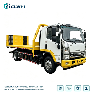 Camión Grúa de <span class=keywords><strong>Plataforma</strong></span> 1SUZU, Camión de Remolque de Rescate en Carretera de 4 Toneladas, 4x2, Motor Diésel de 120HP, <span class=keywords><strong>Plataforma</strong></span> de Carga Completa, Camión de Remolque para Transporte de Vehículos - Product Image 1