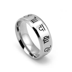 Anillos del Zodiaco Personalizados Go Party, Negros y Plateados, Joyería de Acero Inoxidable, Anillo Grabado con los 12 Signos del Horóscopo para Hombre, Regalos de Cumpleaños - Product Image 5