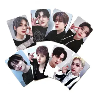 8 unids/set KPOP Stray Kids ROCK-STAR álbum tarjetas fotográficas HD doble cara LOMO tarjetas Felix Hyunjin Seungmin Bangchan Fans colección