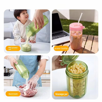 Ensemble de contenants hermétiques en silicone MIXWARES pour aliments, organisateur de garde-manger, boîte avec couvercle, distributeur d'épices pour les produits secs de cuisine