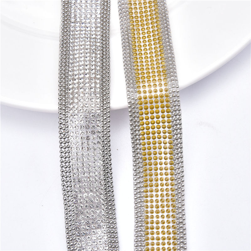Beads-6row 2cm plata