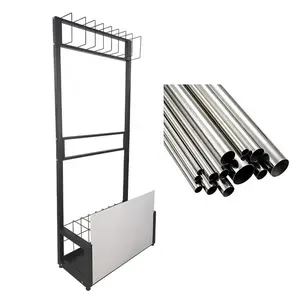 定制陈列室铝型材板材建筑材料铝管展示架支架
