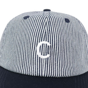 Pequeño MOQ Personalizado de moda a rayas de color sin estructura de 6 paneles Bordado Logo 2 tonos OEM Curved Brim Hombres Gorras de béisbol - Product Image 6