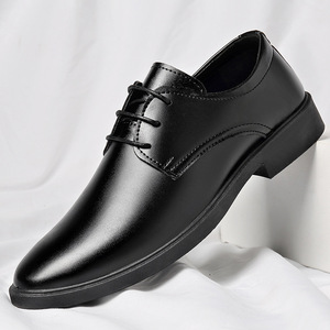 Zapatos de Cuero para Hombre con Suela Suave, Estilo Británico, Formales para Negocios, Casuales para Bodas y Trabajo - Product Image 4