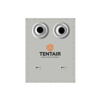 DBS pendingin udara, kabinet AC DC 5 Ton, pendingin udara luar ruangan setengah tanam 48V DC 17500W