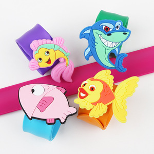 איכות גבוהה יצירתי סדרת בעלי חיים כרישים גומי slap wristbands אישית לילדים מבצע הצמד סיליקון - Product Image 3