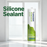 Sellador de Silicona de Curado Neutro Loncool, Impermeable, Alta Resistencia, Certificado CE, Silicona para Vidrio, para Construcción, Marcos de Puertas