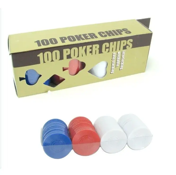 100 poker chips