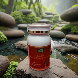 Frete Grátis 1 Frasco de Cápsulas de Extrato de Esporos de <span class=keywords><strong>Ganoderma</strong></span> Lucidum Orgânico - Product Image 5