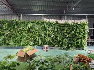 Decoratieve kunstplantenwand voor kantoor en hotel, hoge simulatie, brandvertragend, altijdgroen kunstgroen haag - Product Image 2