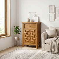 Meuble en bois de style campagnard, accent décoratif pour la maison, 87*36.2*86.36CM, meuble vintage en bois massif pour la décoration du salon