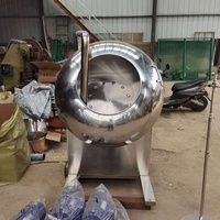 Pulvérisateur de liquide gobelet automatique Bubble Gums Noix Coater Mixer Tumbler Le plus bas Chocolat Bonbons Sucre Arachide Machine de revêtement Prix