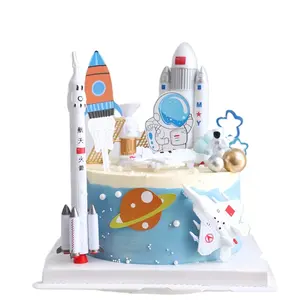 Astronauten kuchen dekorationen kreative Planet Astronauten kuchen dekorationen für Kinder geburtstags feier
