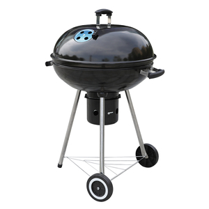 Grils d'extérieur OEM pour <span class=keywords><strong>barbecue</strong></span>/<span class=keywords><strong>barbecue</strong></span> Grilles à charbon de bois Kamado en forme de pomme classiques noires avec trépied mobile - Product Image 3