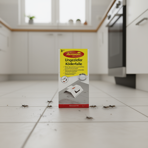 Trampa de cebo para insectos Aeroxon, paquete de 3, para pez plateado y plagas reptantes con cebo atractivo - Product Image 1