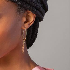 Dainty Chic เสน่ห์อาหาร DIY เครื่องประดับไม่เสื่อมเสียกันน้ำ CZ กับ zircon วัสดุทองแดงขนมปังสตรอเบอร์รี่สำห<span class=keywords><strong>รั</strong></span>บโค้กพิซซ่าสไต<span class=keywords><strong>ล</strong></span>์ - Product Image 3