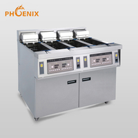 Chine commercial électrique friteuse à induction, équipement de cuisine commerciale électrique friteuse ouverte OFE-413