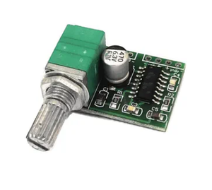 Scheda amplificatore digitale mini PAM8403 5V, componente <span class=keywords><strong>elettronico</strong></span> con <span class=keywords><strong>potenziometro</strong></span> e interruttore, soluzione completa. - Product Image 1