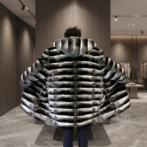 Top Luxury Best Quality Genuine <b>Fur</b> <b>Coat</b> Waterproof Reversible <b>Long</b> <b>Fur</b> Jacket <b>for</b> Men and <b>Women</b> From the Original Factory - Product Image 3