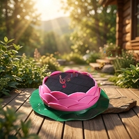 Sen Xuan SL11 Lecteur de chants bouddhistes solaire, appareil de prière bouddhiste, boîte à son pour temple extérieur, rechargeable, commande tactile