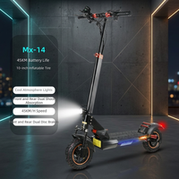 Trottinette électrique tout-terrain pour adultes Fanlin MX14, haute puissance, pliable, deux roues, portable, en alliage d'aluminium, autonomie de 35 km, capacité maximale de 150 kg