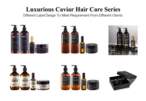 Ensemble de soins capillaires de luxe à l'extrait de caviar naturel, marque privée OEM, shampooing <span class=keywords><strong>et</strong></span> après-shampooing sans sulfate pour <span class=keywords><strong>cheveux</strong></span> <span class=keywords><strong>bouclés</strong></span> - Product Image 5