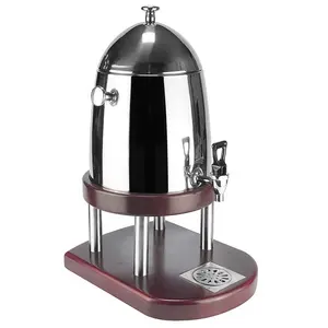 Dispensador de café o urna de acero inoxidable comercial