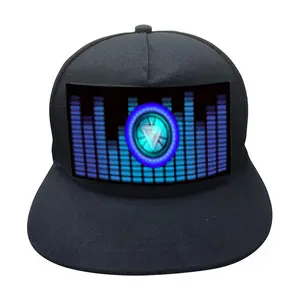 High Quality Led Sound Activated hat general size Party Led Baseball Caps For Bar Festival
