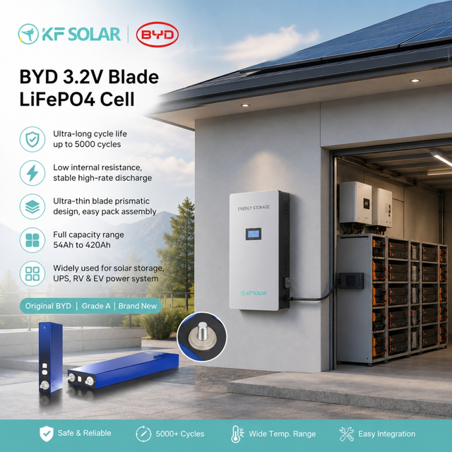 BYD Blade Battery 3.2V 135Ah 138Ah 173Ah 360Ah 400Ah 420Ah Lifepo4 LFP Blade Battery Cells for Energy Storage Forklifts EV